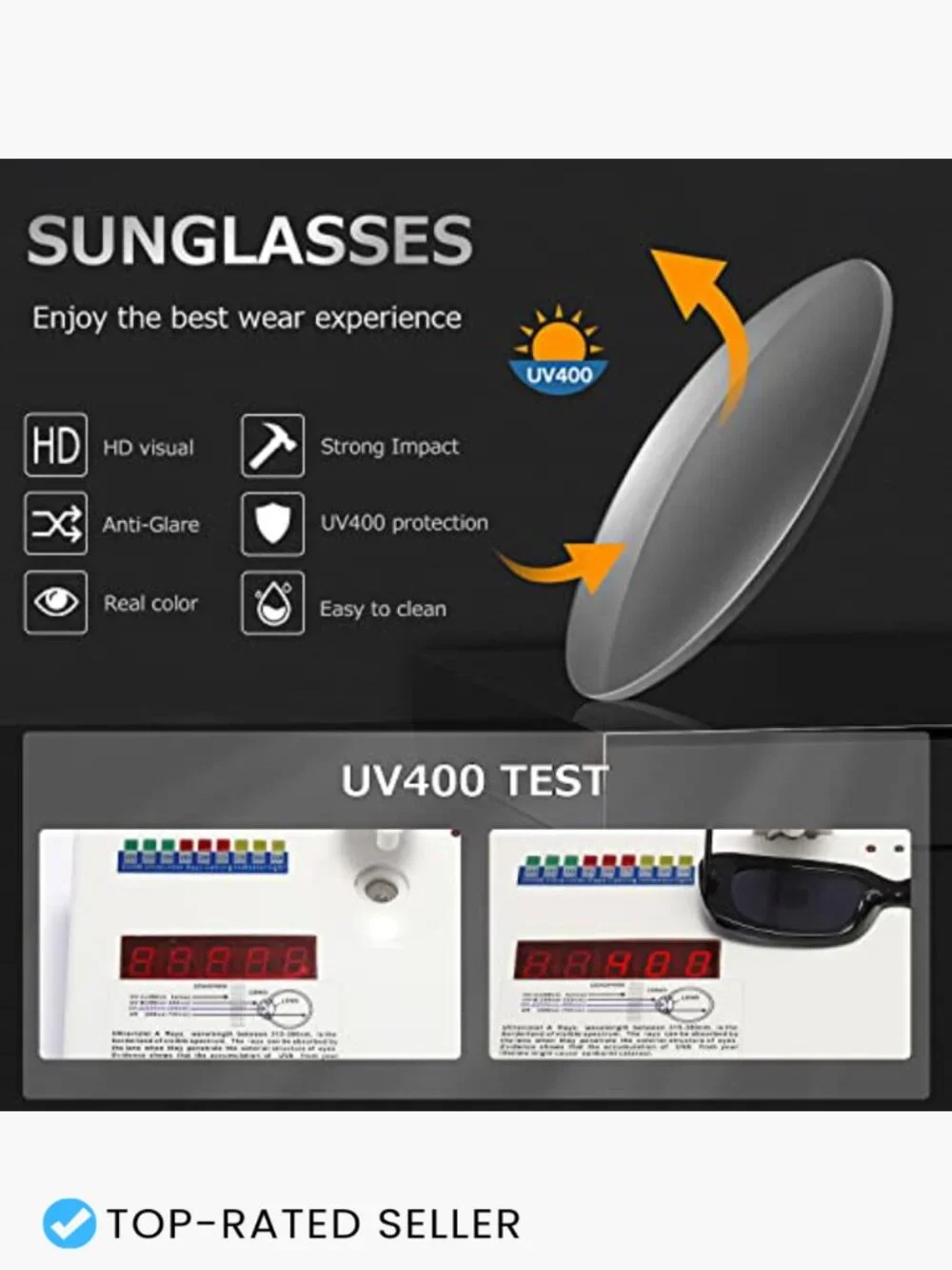 Rectangle Sunglasses Retro Vintage UV400 Protection Square Frame Unisex